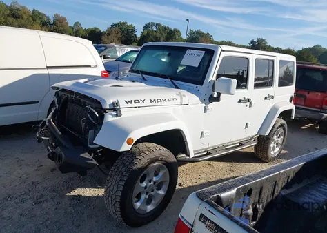 2016 Jeep Wrangler Unlimited Sahara из США, поврежденный, VIN 1C4HJWEG8GL143778